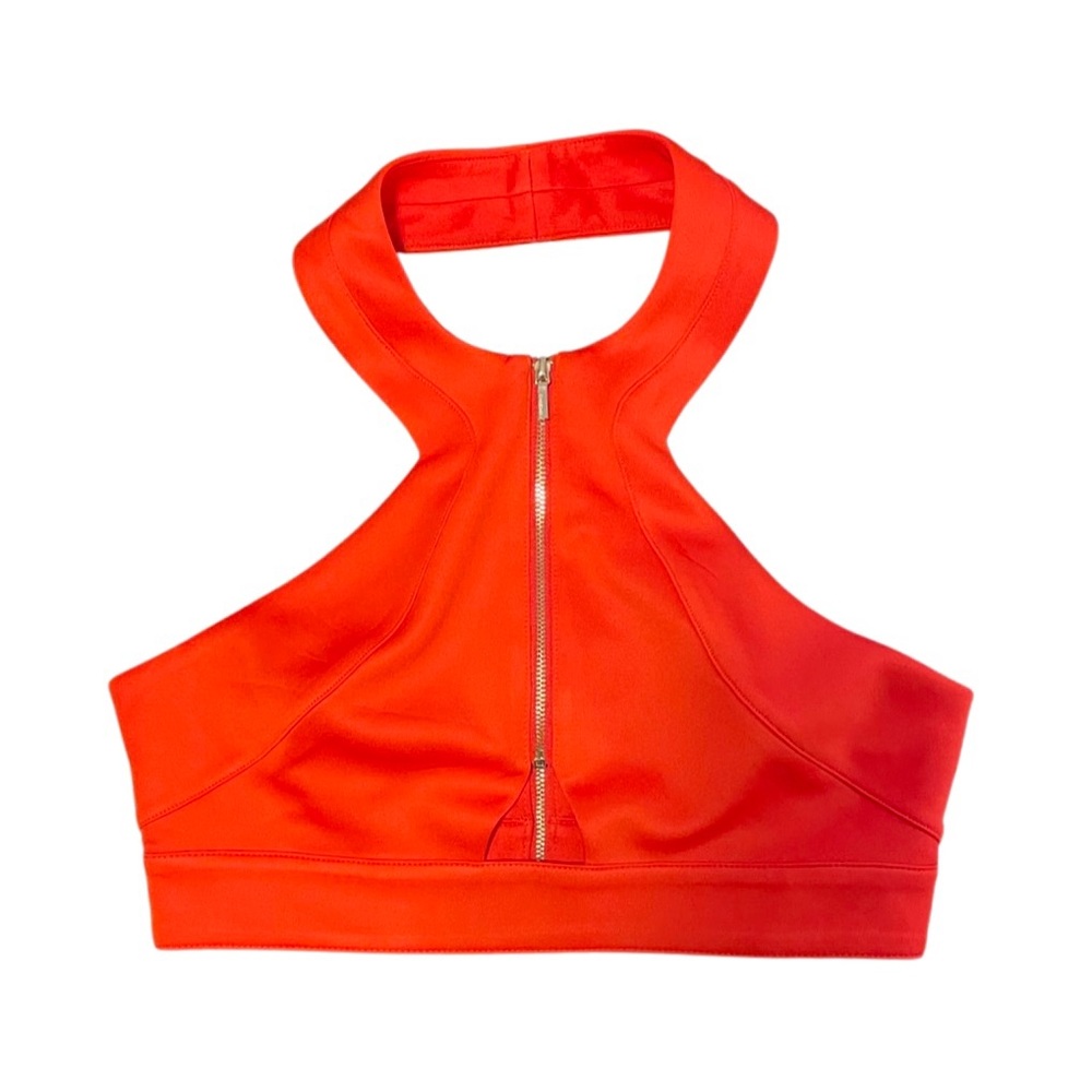 Bebe Zip-up Halter Top
